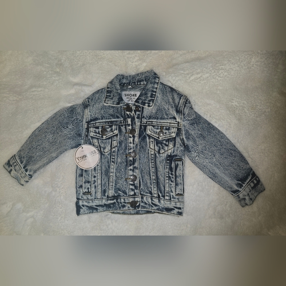 Baby Toddler Denim‎ Jacket, Punk Grunge, 1T Or 12 Months,  NWT